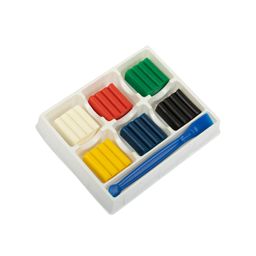 Лео Расти Пластилин восковой LMCW-0106 72 г ( в картонной упаковке ) 6 цв  фото 3