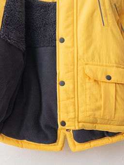 Kap??onlu Uzun Kollu Basic Erkek Bebek Fermuarl? Mont - Waikiki фото 3