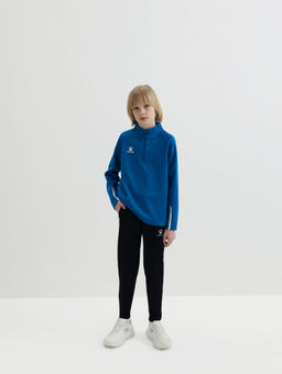 Детская олимпийка KELME Childrens Pullover (plus Fleece) Blue