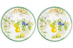 Набор тарелок 2 пр. 16*16*2 см, Лимоны NEW BONE CHINA - Elan gallery фото 4