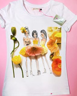 Эксклюзивная футболка Yana Pletneva упаковка плотный Zip пакет!