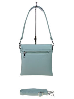 Женская сумка из искусственной кожи цвет бирюзовый - Greta фото 2