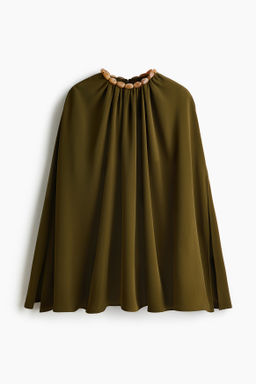 Blusa capa con cuentas