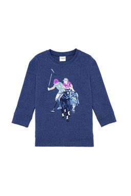 U. S. Polo Assn / Детский синий свитшот с круглым вырезом - U.s. polo assn фото 2