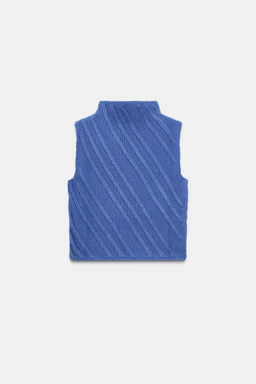 TEXTURED KNIT WAISTCOAT - Zara фото 7