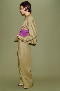 BOLSO VANITY PIEL / Morado - Zara фото 3