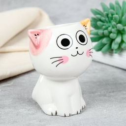 Кашпо 8,2х6,5х10,5 см Коты / WN36 /уп 6/96/ цветное - ГалеонТрейд фото 8