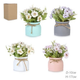 Цветочная композиция 10х17 см / NS897 /уп 48/