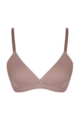 TRENDYOLMILLA Siyah Micro Ip Ask?l? Ucgen Balensiz Kaps?z Bralette Orme Sutyen THMSS21SU0014  фото 10