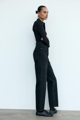 TRF MOM FIT HIGH-WAIST JEANS - Zara фото 18