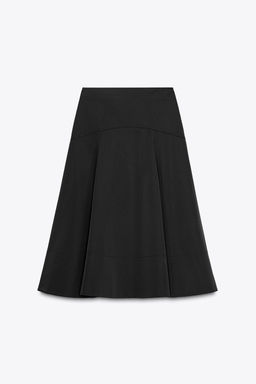 ZW COLLECTION FLARED BELT SKIRT - Zara фото 6