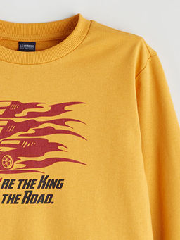 Bisiklet Yaka Erkek ?ocuk Sweatshirt