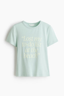 Camiseta estampada en mezcla de viscosa