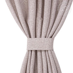 Шторы для кухни с подхватом Лен капучино 145*180/Шторы: 2 шт.- 145*180, подхваты: 2 шт. Шторы АРТ ДИЗАЙН для кухни  фото 2