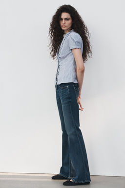 TRF BOOTCUT LOW-RISE JEANS - Zara фото 4