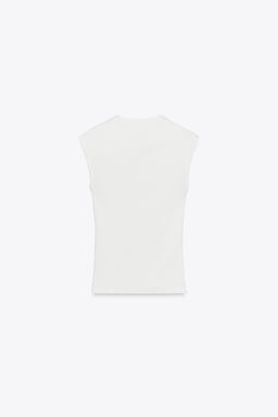 STRETCH RIB T-SHIRT - Zara фото 24