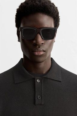 MERINO WOOL KNIT POLO SHIRT - Zara фото 13