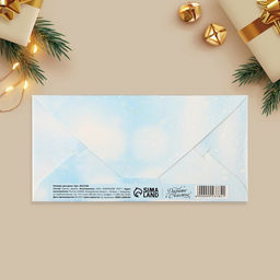 Цена за 3 шт. Конверт для денег деревянный резной «С Новым годом!», 16.5×8 см