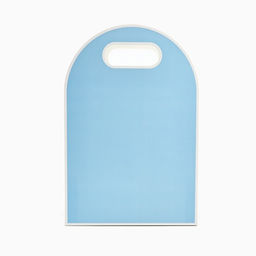 Цена за 5 шт. Переноска для цветов с вырезными бабочками «Для тебя!», голубая 20×30×8 см