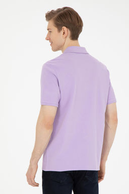 Мужская сиреневая базовая футболка - U.s. polo assn фото 12