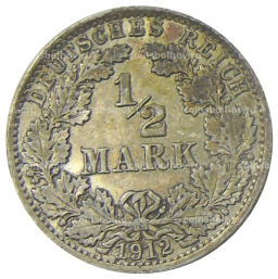 1/2 марки 1912 года A Германия