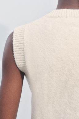 PLAIN KNIT VEST - Zara фото 3