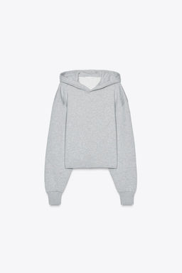 HEAVYWEIGHT PLEATED HOODIE - Zara фото 5