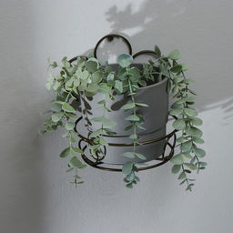 Подвес для кашпо, настенный, на 1 горшок, d=15 см, бронзовый - Simaland фото 2