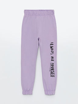 Beli Lastikli Bask?l? K?z ?ocuk Jogger E?ofman Alt?