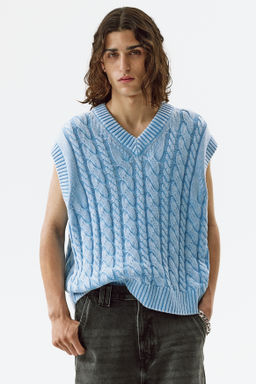 Su?ter sin mangas de algod?n Relaxed Fit - H&m фото 3