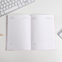 Ежедневник А5, 80 листов в твердой обложке Follout your heart