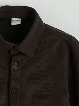 Basic Uzun Kollu Erkek ?ocuk G?mlek