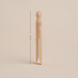 Набор прищепок SL Home, 20 шт., бамбук, 11×1.4 см