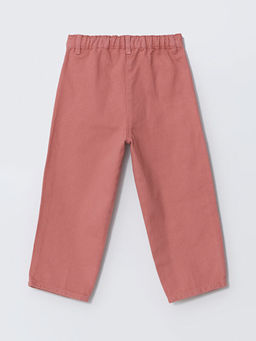 Beli Lastikli ?i?ekli K?z Bebek Pantolon