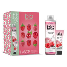 BIOPROVINCE набор LOVE NATURE (крем-гель д/душа 250мл+молочко д/тела 75мл)