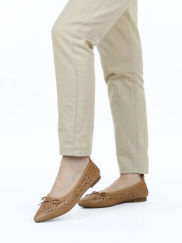 06-7388-66JT LT. BROWN Туфли летние женские "Лодочки" (натуральная кожа)