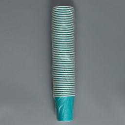 Цена за 50 шт. Стакан бумажный, однотонный, цвет бирюзовый, 250 мл, 50 шт - Simaland фото 4