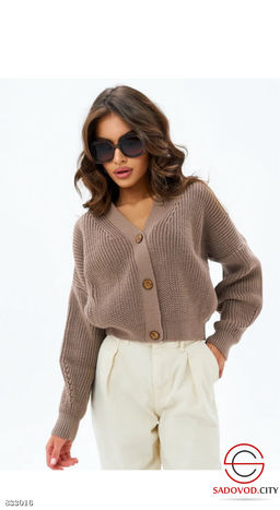 Кардиган женский на пуговицах