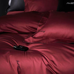 КПБ Mency Winni Mark Cross Бархатный сатин MENWMC009 2 спальный