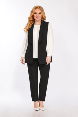 Костюм Элль стиль 2132/6 черный  фото 2