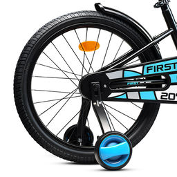 Велосипед 20" Rocket First, цвет черный