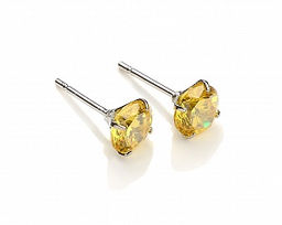 Серьги-гвоздики PR1469 -8 желтый