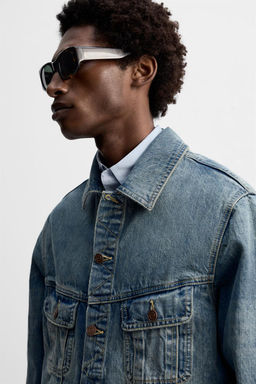 SELVEDGE DENIM JACKET - Zara фото 5