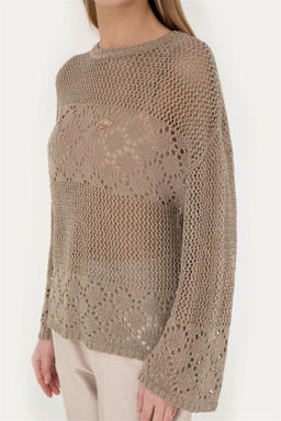 Женский легкий свитер цвета хаки - U.s. polo assn фото 6