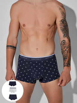 Трусы боксеры мужские в наборе, 3 шт