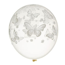 Воздушные шары латексные 14" «Бабочки», 25 шт.