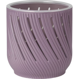 Кашпо для цветов пластиковое 1,3л d-12,5см "Fleurs" Слива