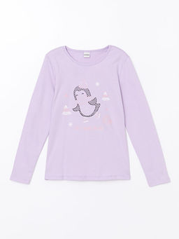 Bisiklet Yaka K?z ?ocuk Ti??rt