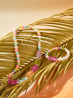 Цена за 2 шт. Набор детский «Выбражулька» 2 предмета: бусы, браслет, мармеладные мишки, d=5 см цветной