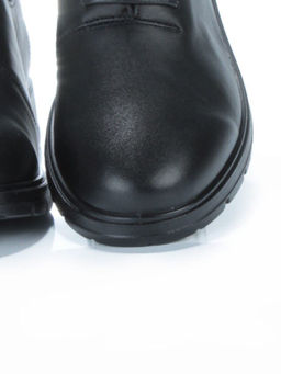 03-5076 BLACK Полуботинки женские (натуральная кожа)